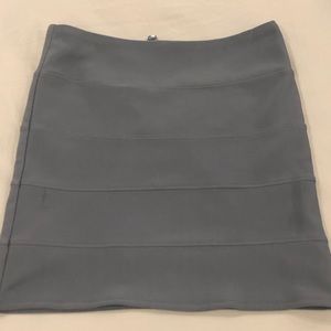 Grey bandage miniskirt with back zipper